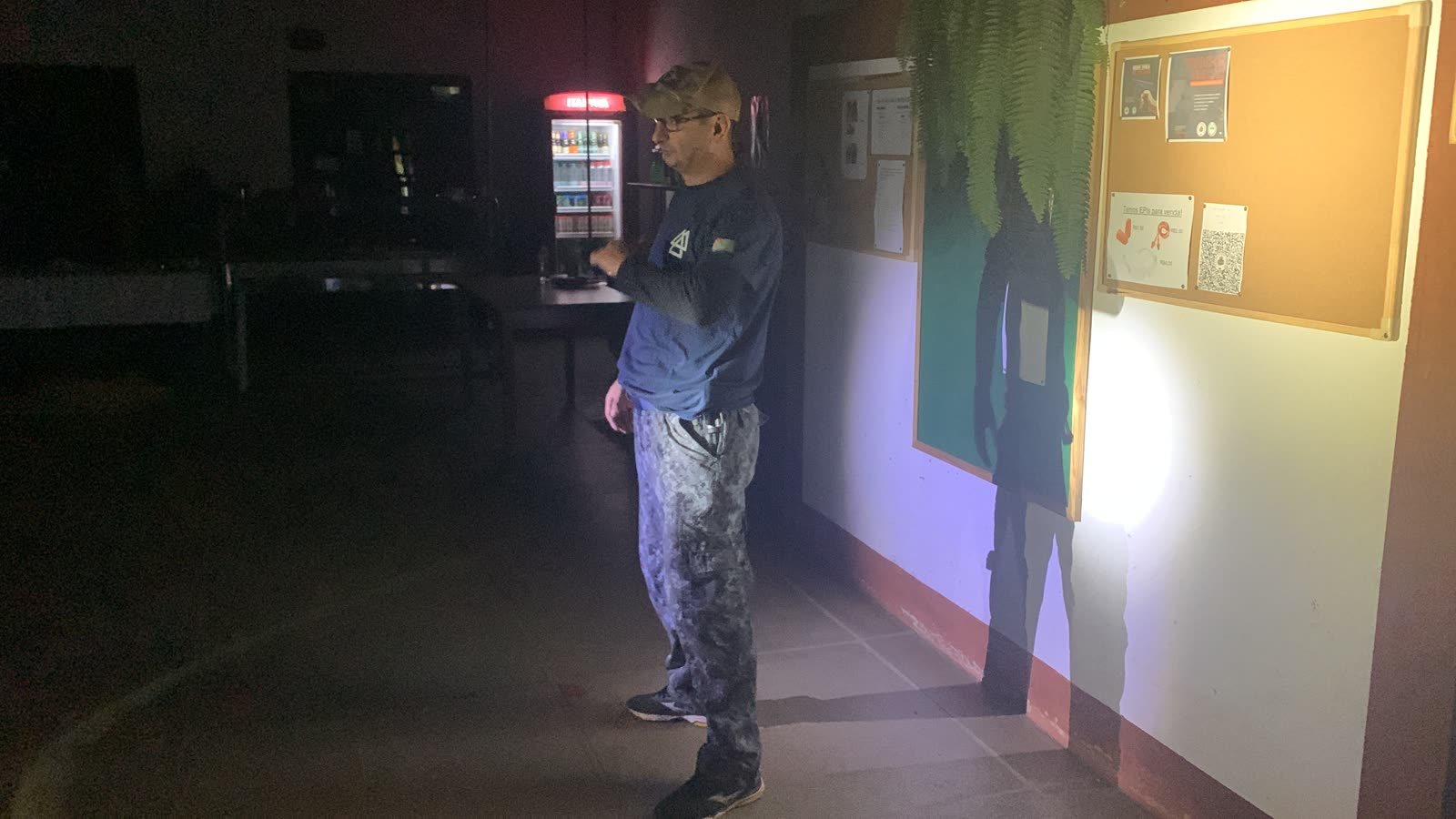 Instrutor Schmidt em ambiente de treinamento